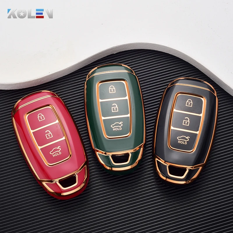 Funda de TPU para llave de coche Hyundai i30, Kona y Elantra - imagen 2
