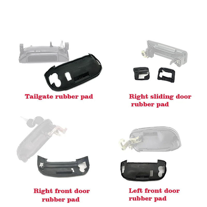 Almohadilla de goma para manija de puerta