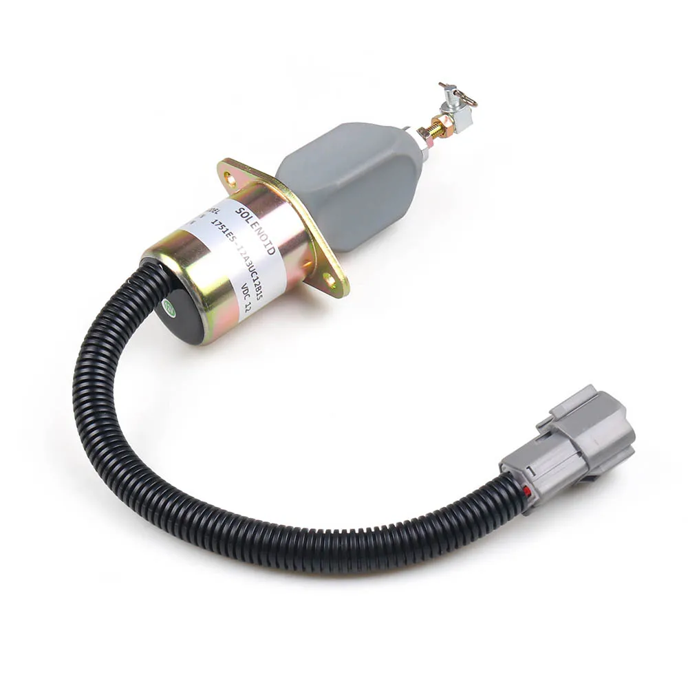 1751ES-12A3UC12B1S Solenoide de paro 12 V para Hyundai R60-5/R210-5 - imagen 3