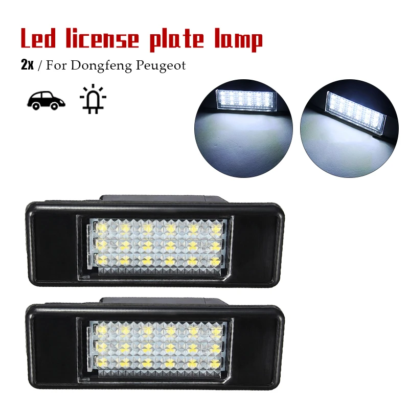 Lámpara LED SMD de matrícula para Peugeot y Citroën - imagen 2