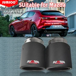 Puntas Escape Fibra Carbono SUMSOO – Mazda CX-5 CX-4 CX-3