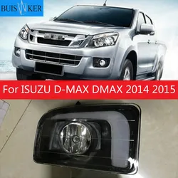 LED DRL antiniebla con intermitente ABS para Isuzu D-Max 2014-2015