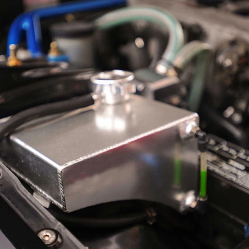 Depósito expansión refrigerante aluminio Nissan 240SX S13 SR20DET - imagen 2