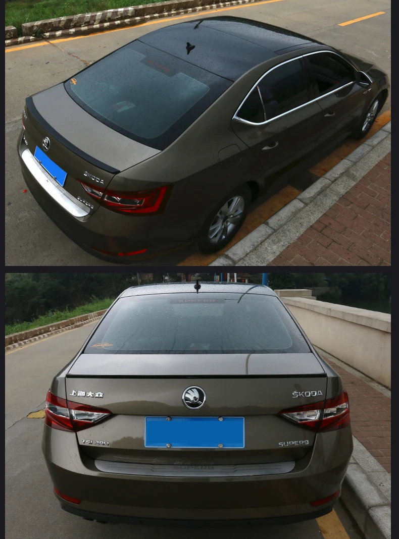 Spoiler trasero ABS Skoda Superb 2015-2019 – imprimación - imagen 2