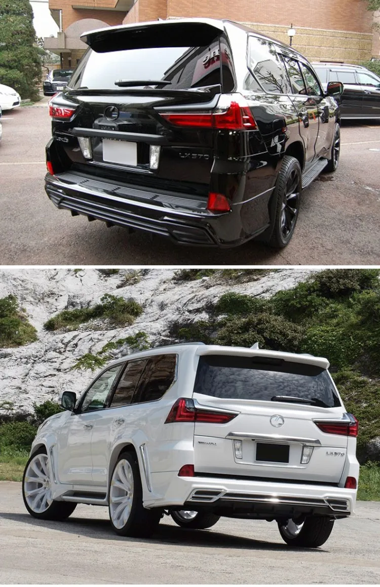 Alerón trasero Lexus LX570 vista trasera