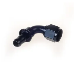 Conector manguera AN8 de aluminio Push-On, recto o 90 grados
