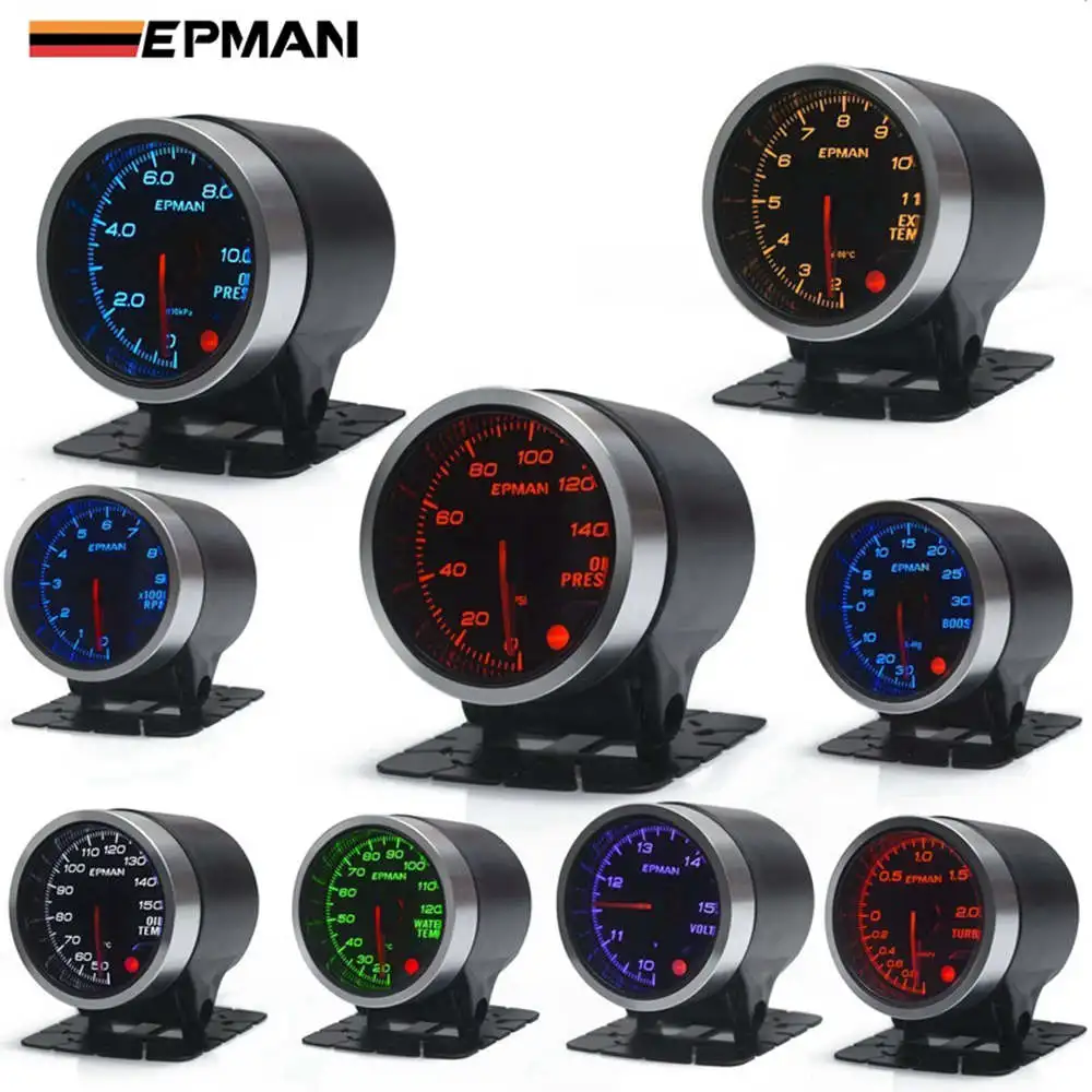 EPMAN Tacómetro universal para coche de carreras, medidor 52 mm - imagen 2