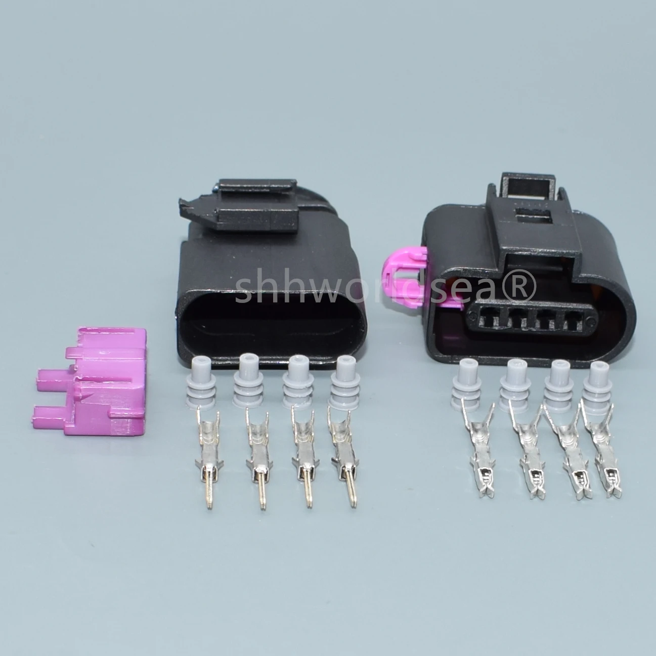 1J0 973 704 Conector sensor presión aire 4 vías A4/A6 nuevo - imagen 2