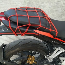 Red elástica para depósito de moto con bolsa y cuerda sujeción