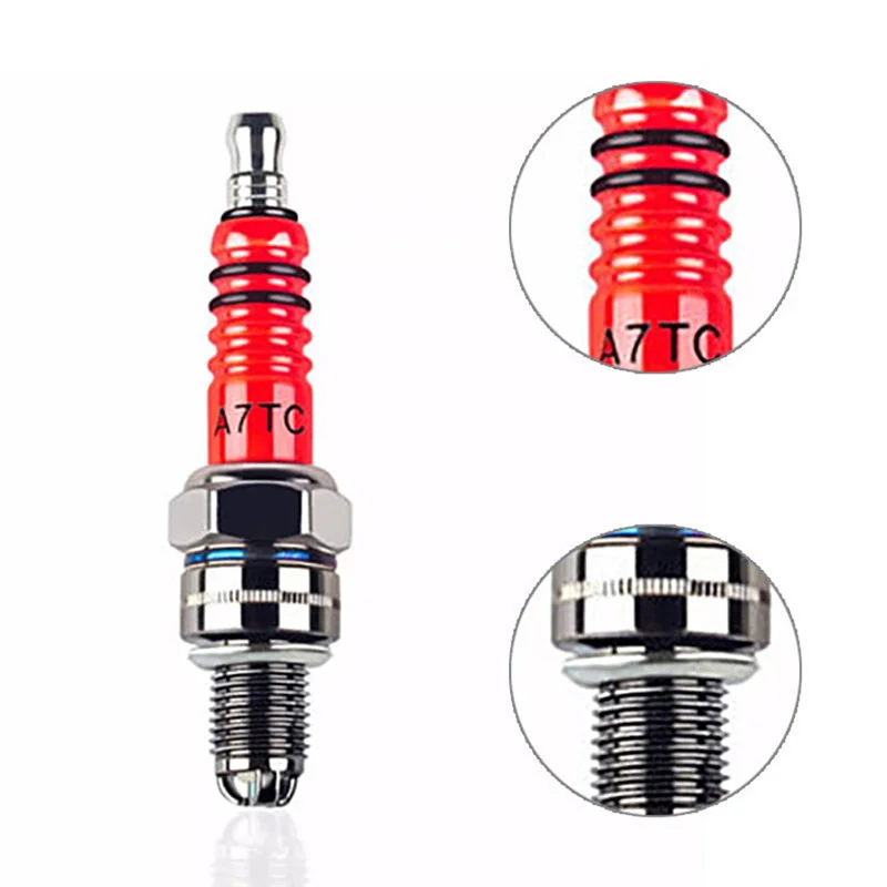 A7TC bujía de iridio multielectrodo para GY6 scooter - imagen 3