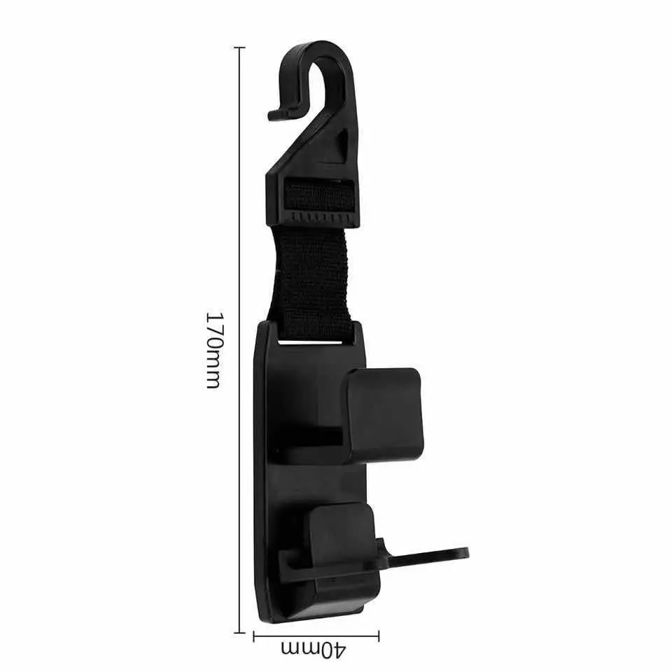 Ganchos multifunción para reposacabezas asiento trasero organizador - imagen 2