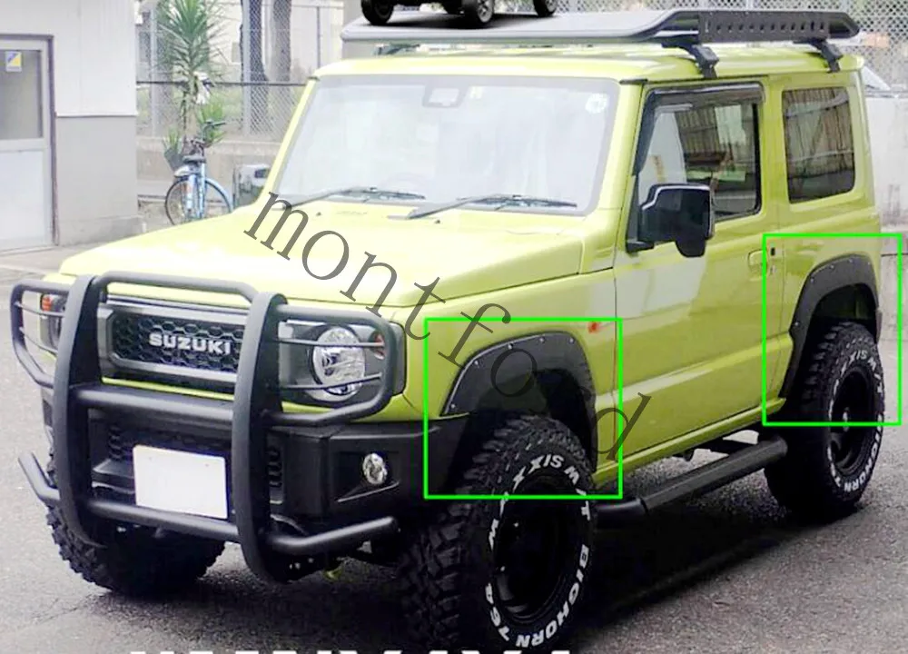 Protectores arco de rueda Suzuki Jimny 2019-2021 Negro mate