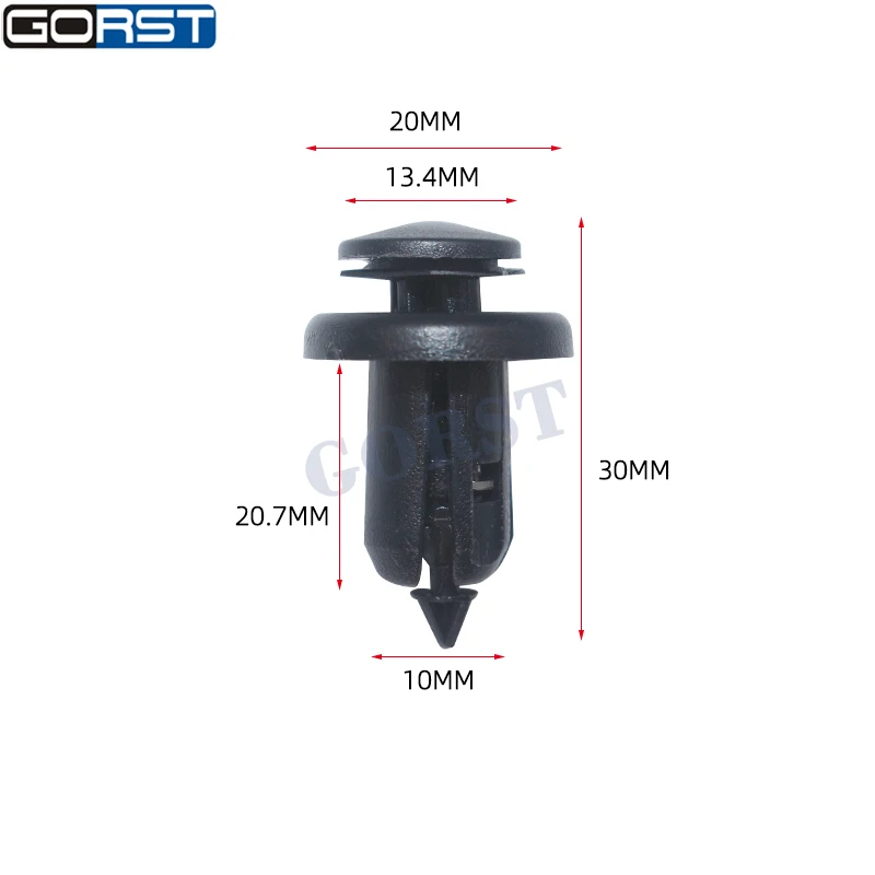 91505-S9A-003 Retenedores de parachoques con inserto metalico Honda - imagen 4