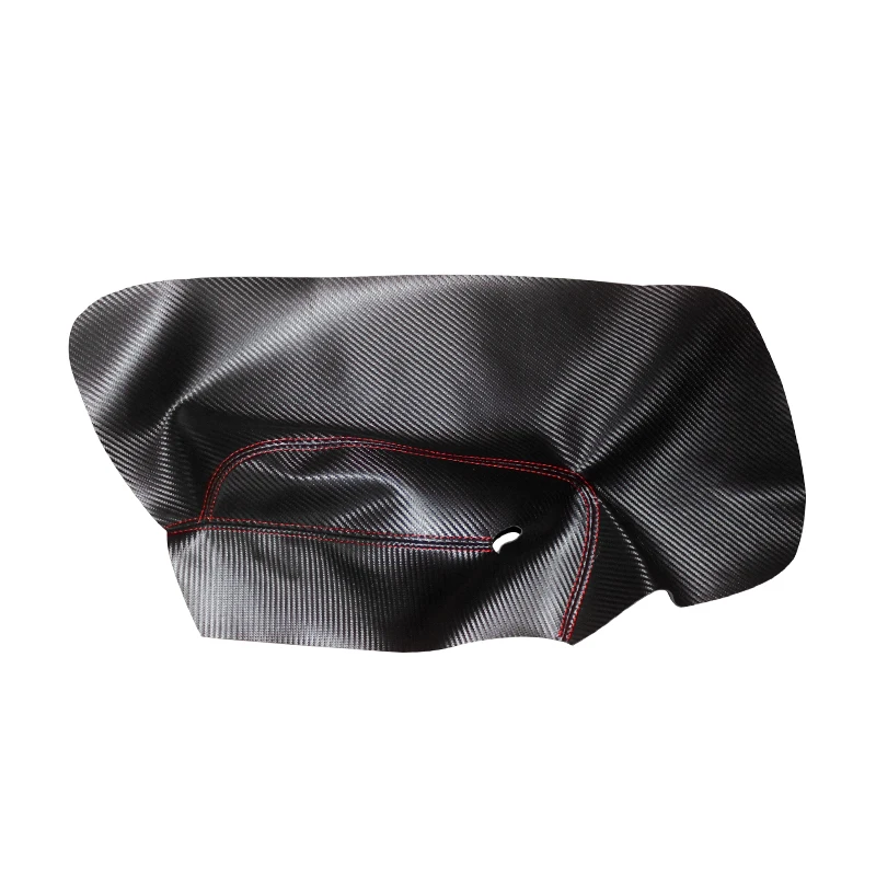 Cubierta de reposabrazos en cuero y carbono para VW Golf 5/Jetta - imagen 3