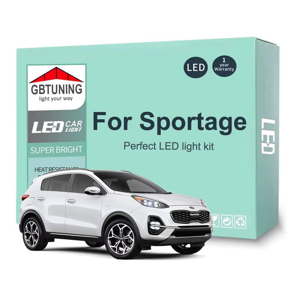 Kit bombillas LED interior Canbus cúpula – Kia Sportage MK1-MK4 1993-2021