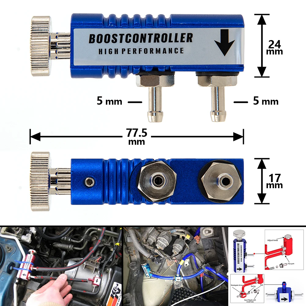Kit control de presión turbo manual ajustable competición interior - imagen 2