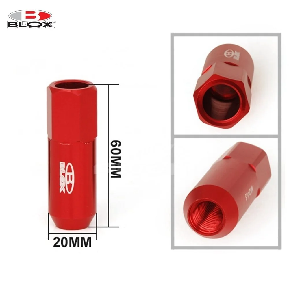 Tuercas de rueda Blox Racing aluminio 7075 forjadas P1,5/P1,25 - imagen 2