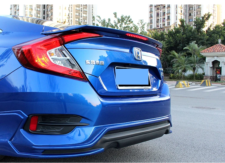 Alerón trasero ABS Honda Civic 2016-2018 Sedán 4P – Accesorio maletero - imagen 4