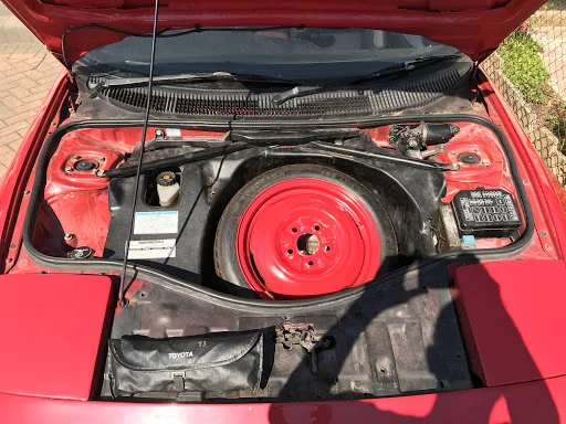Puntales de capó fibra de carbono para Toyota MR2 W20 1989-1999 - imagen 3