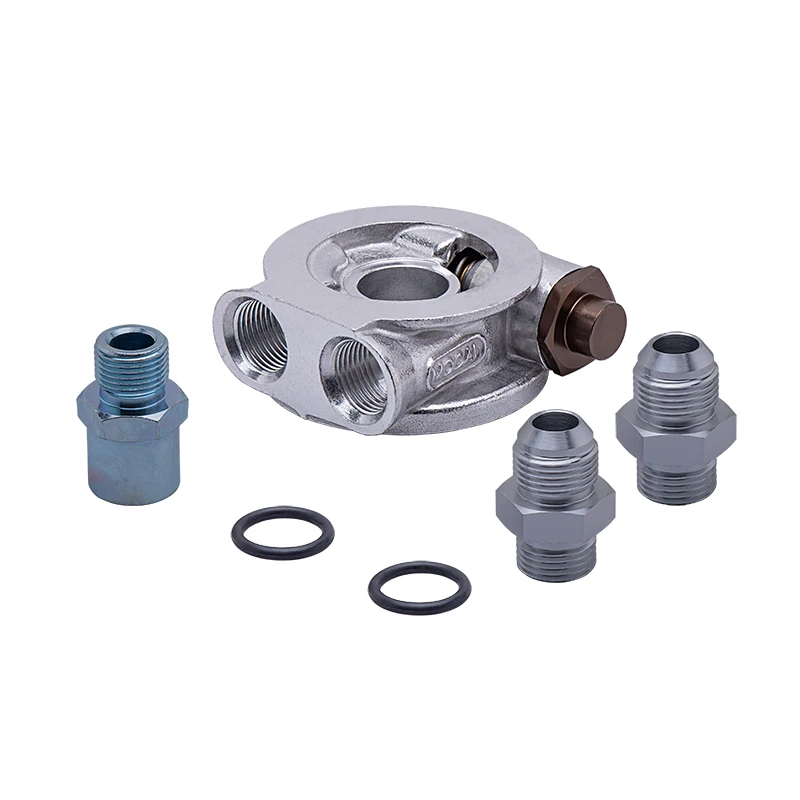 Adaptador universal placa sándwich enfriador aceite termostato AN10