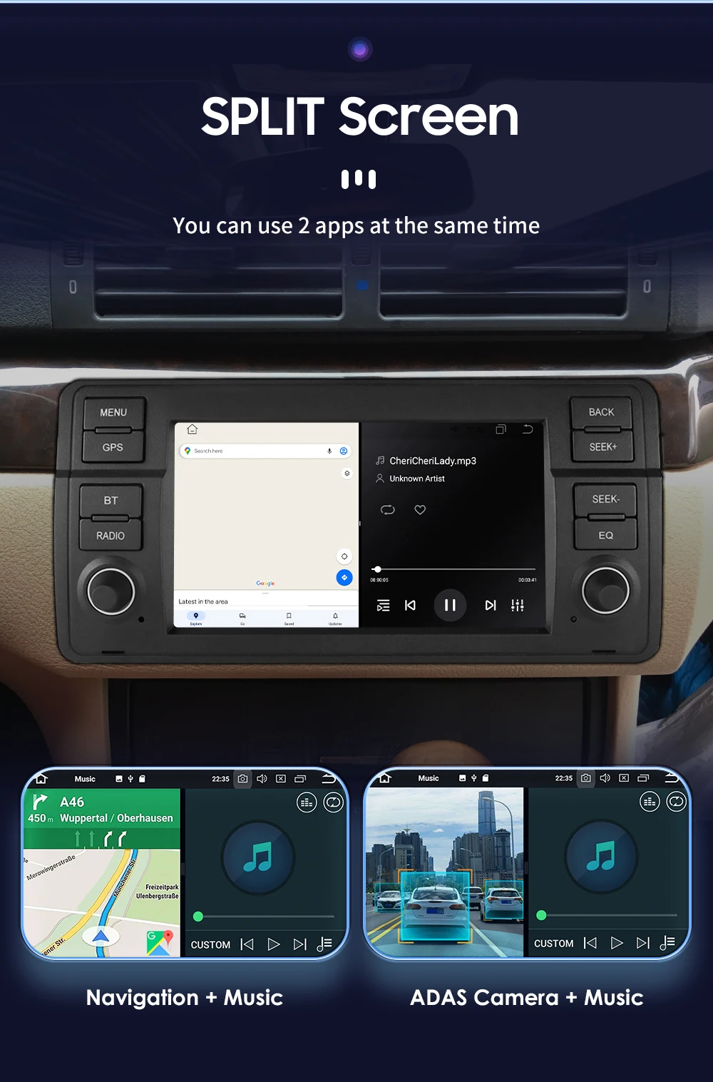 Hizpo Android 13 2 Din BMW E46 318/320/325/330/335 – GPS Carplay DSP - imagen 5