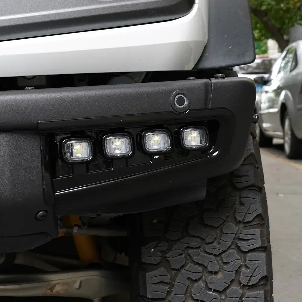 Parachoques delantero Ford Bronco 2021-2022 con luz diurna LED - imagen 5