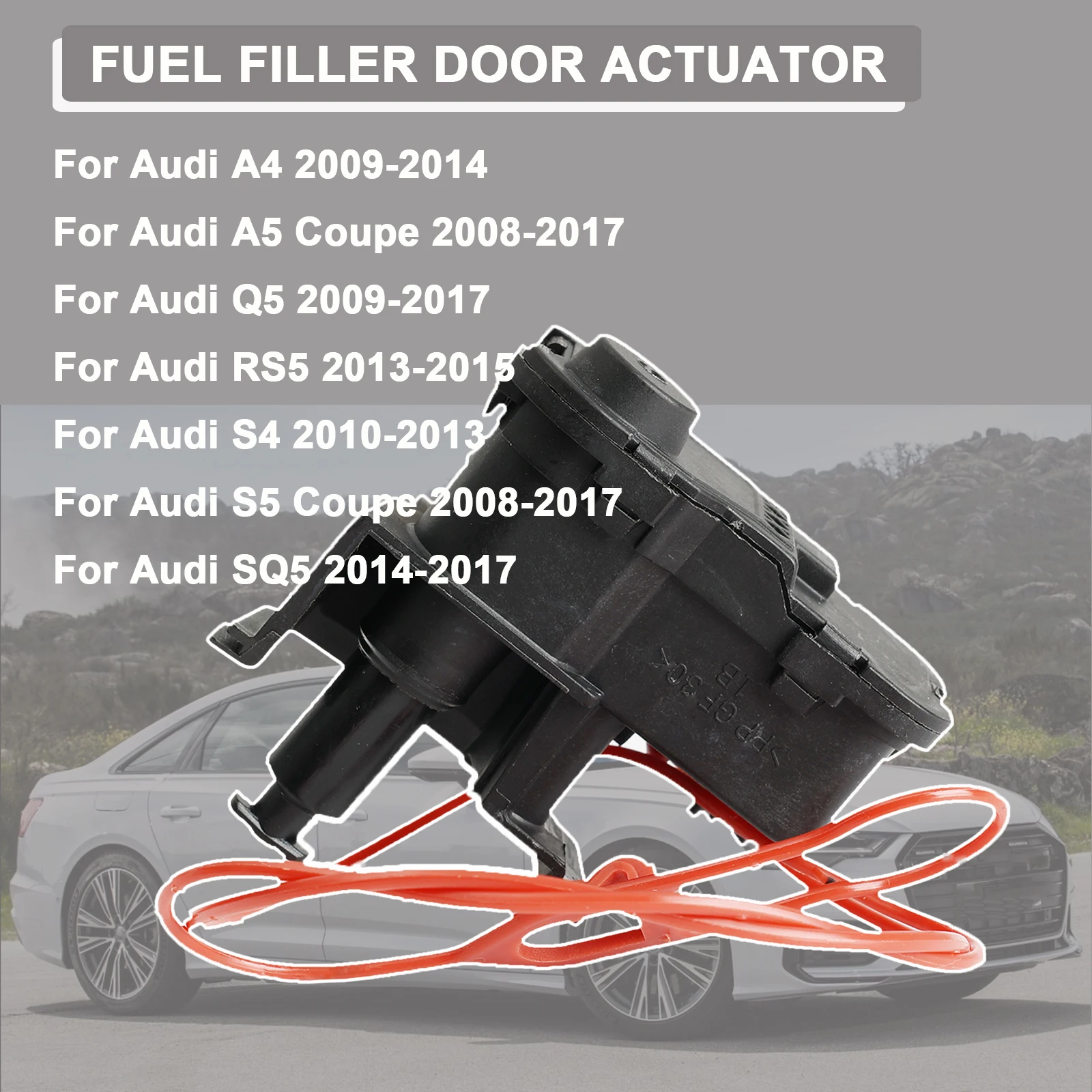 Actuador tapa combustible 8K0862153H Audi A4 A5 Q5 RS4 RS5 2007-2017 - imagen 2