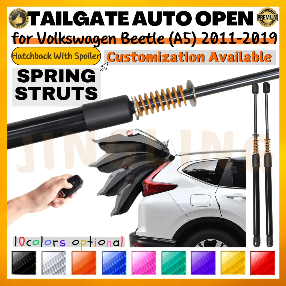 Puntales maletero Volkswagen Beetle A5 2011-2019 resorte portón trasero