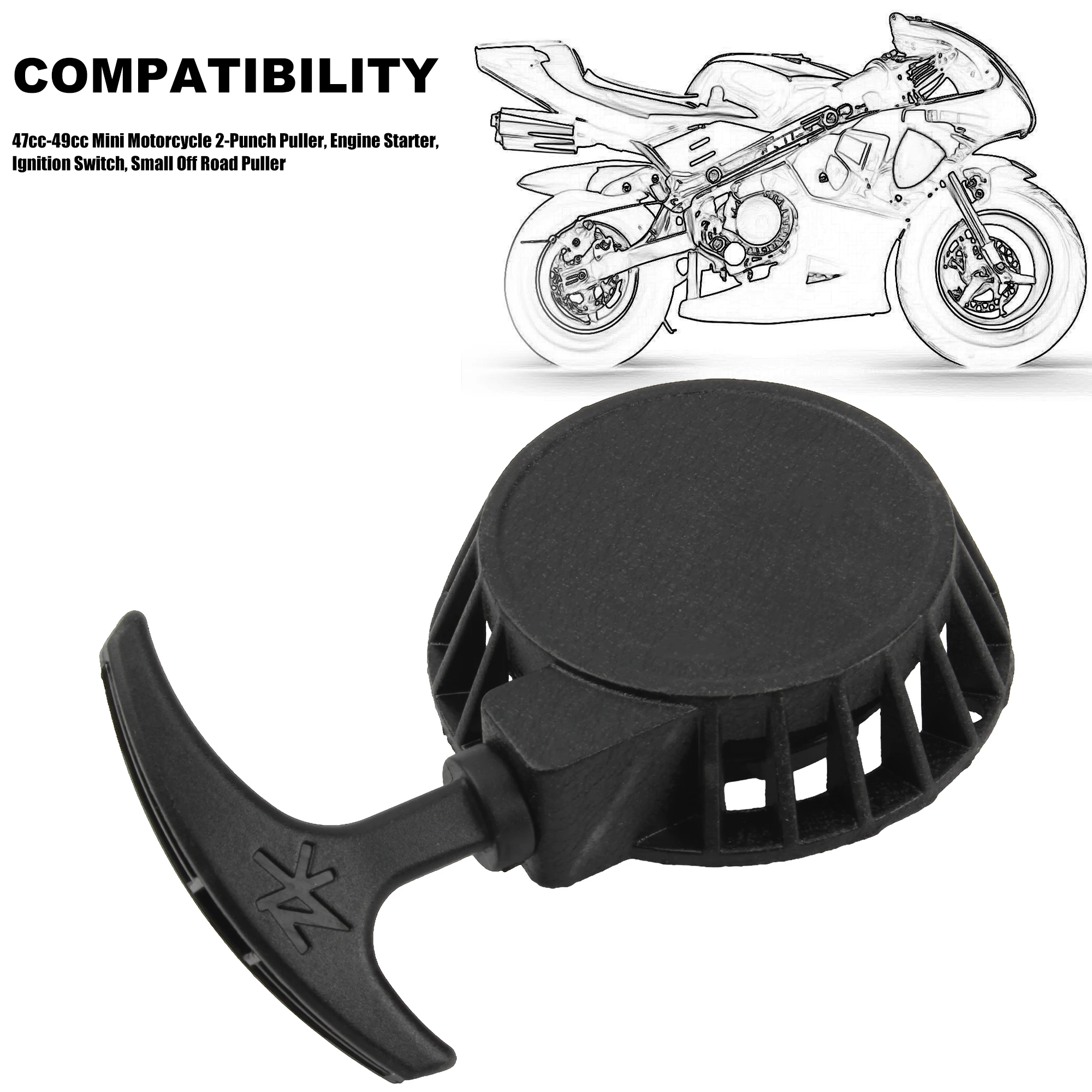 Kit tira arranque aluminio 2T Quad 47-49cc - imagen 3