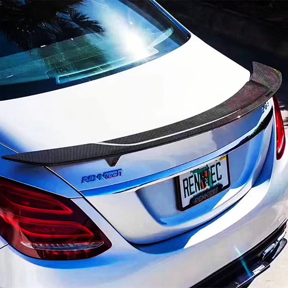 Real alerón cola pato fibra carbono Mercedes Clase E W213 AMG - imagen 3