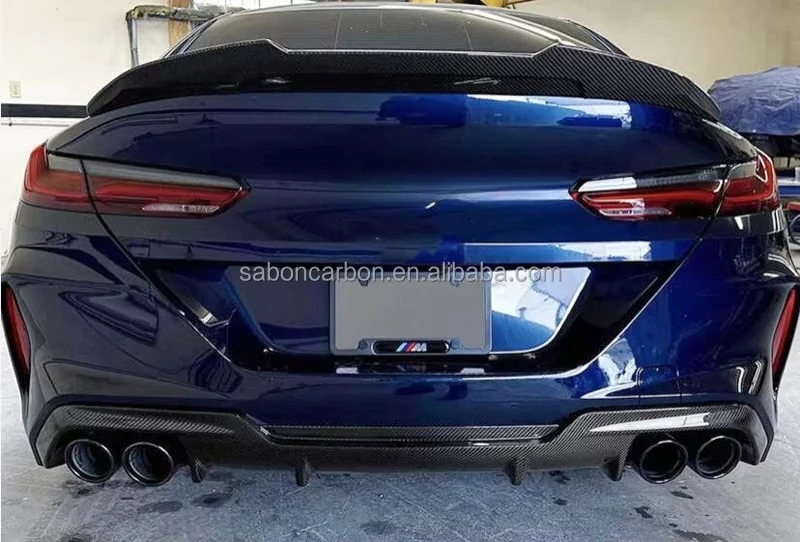 Labio difusor trasero de fibra de carbono BMW M8 2019-2022 - imagen 5
