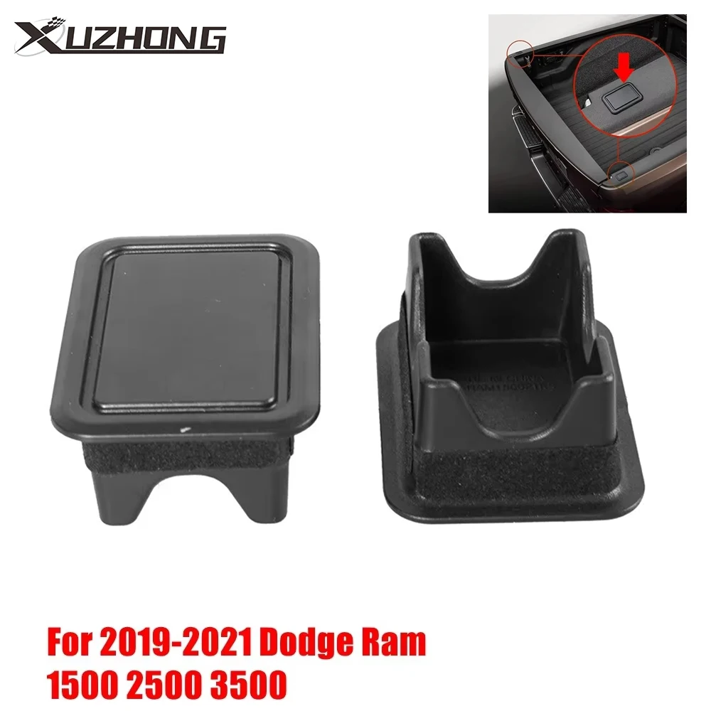 Tapas negras para bolsillos de estacas Dodge Ram 1500/2500