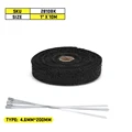 2.5cm 10m black