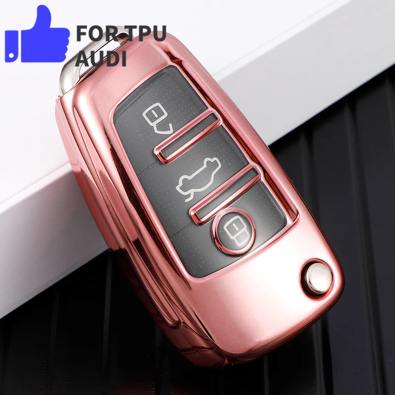 Funda TPU transparente para llave remota Audi A1 A3 A4 - imagen 5