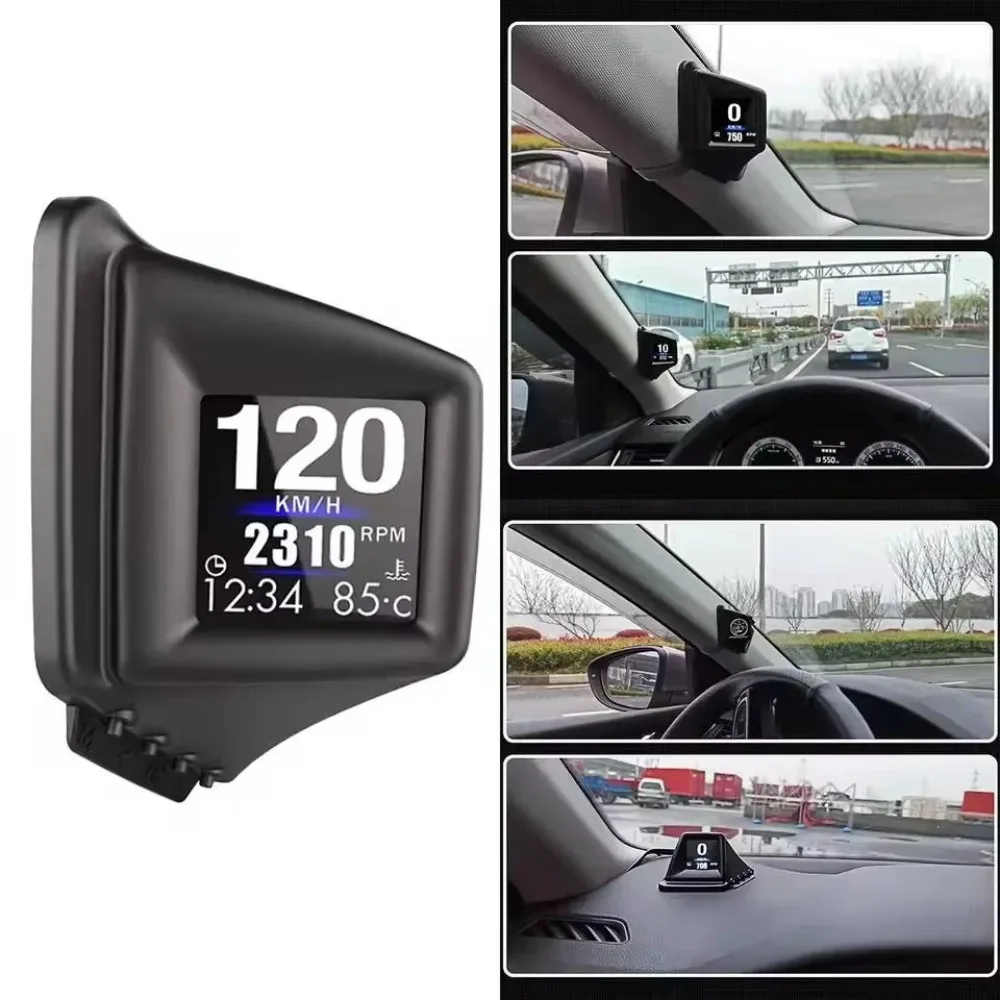 Pantalla HUD universal con OBD y GPS: velocímetro de parabrisas - imagen 2