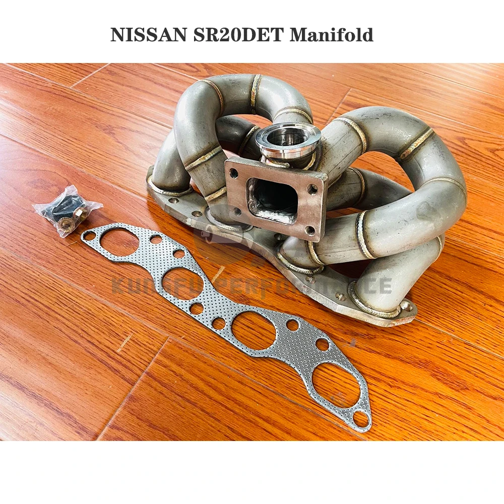 KUNGFU colector acero inoxidable SR20DET para S13 S14 S15 240SX