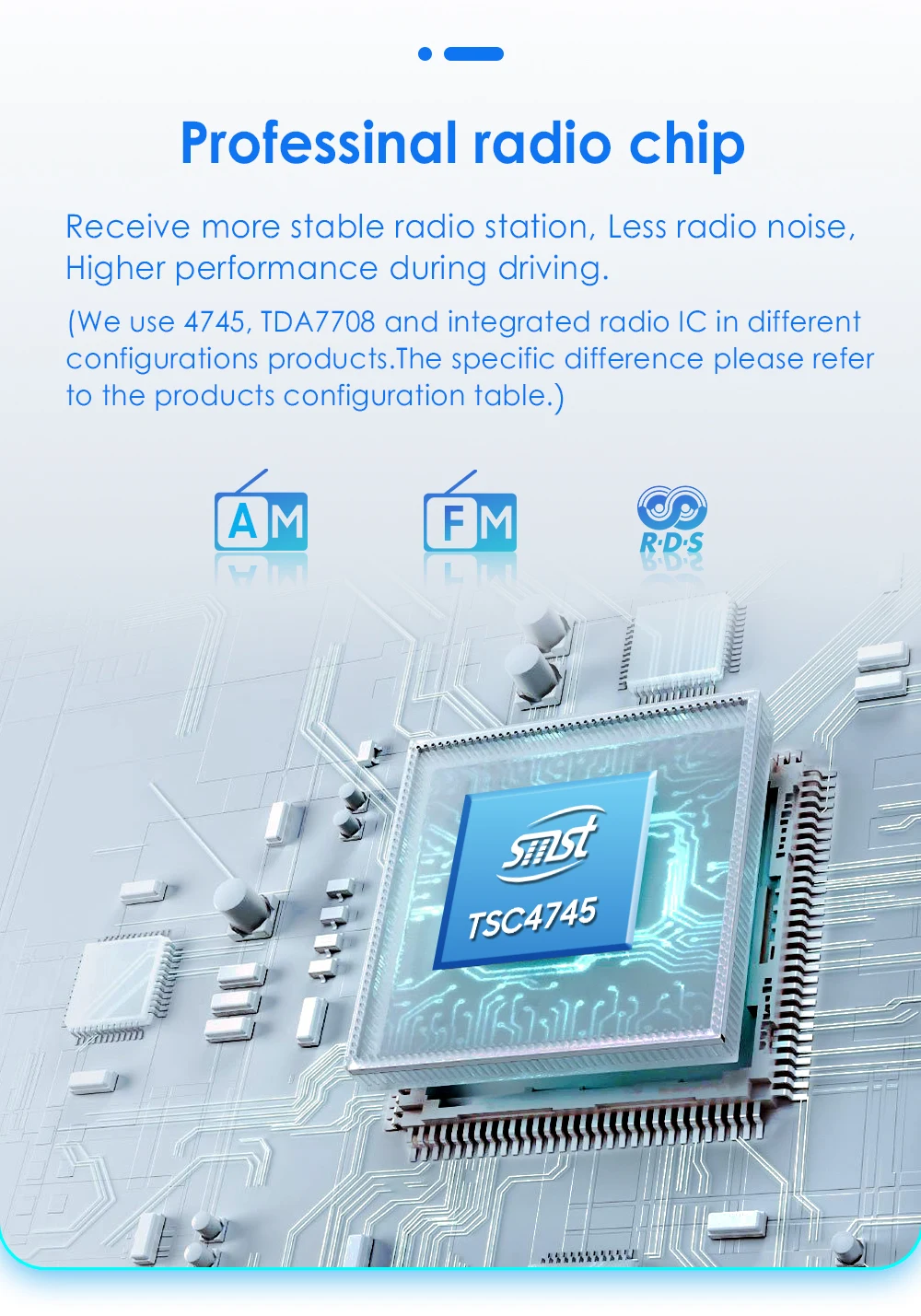 Autoradio GPS 2Din Hizpo con CarPlay para Ford Focus Fiesta Mondeo - imagen 5
