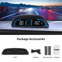 Velocímetro GPS automático con pantalla frontal, alarma y fatiga