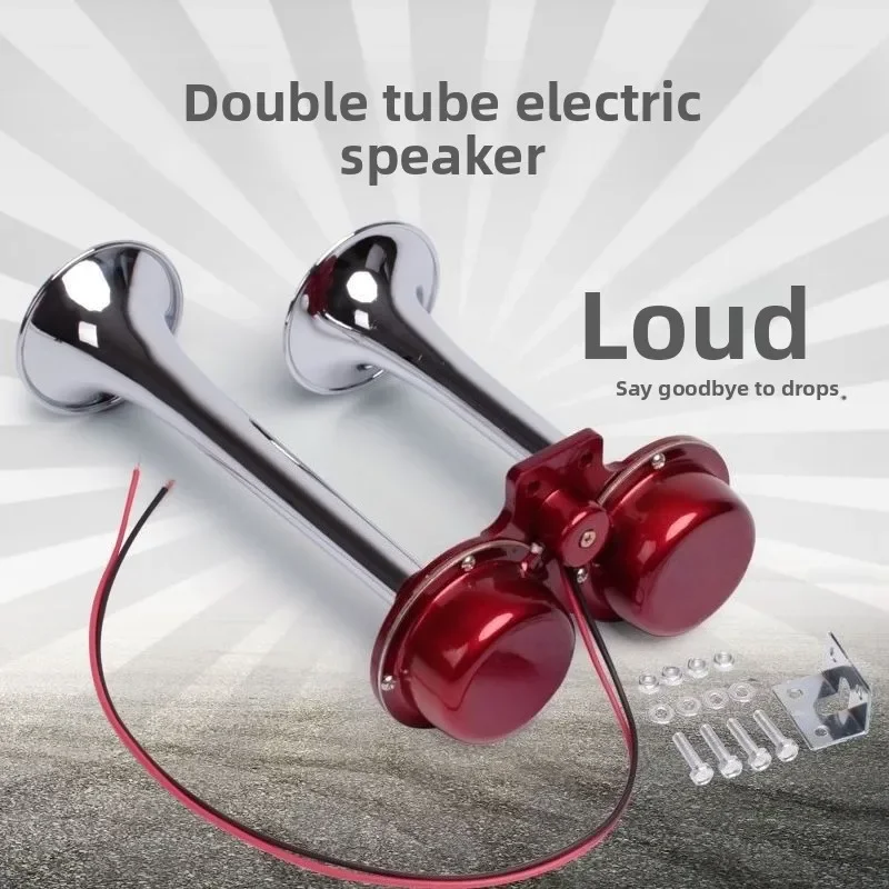 Bocina tubular GoodElectric doble tubo impermeable – coche y camión - imagen 2