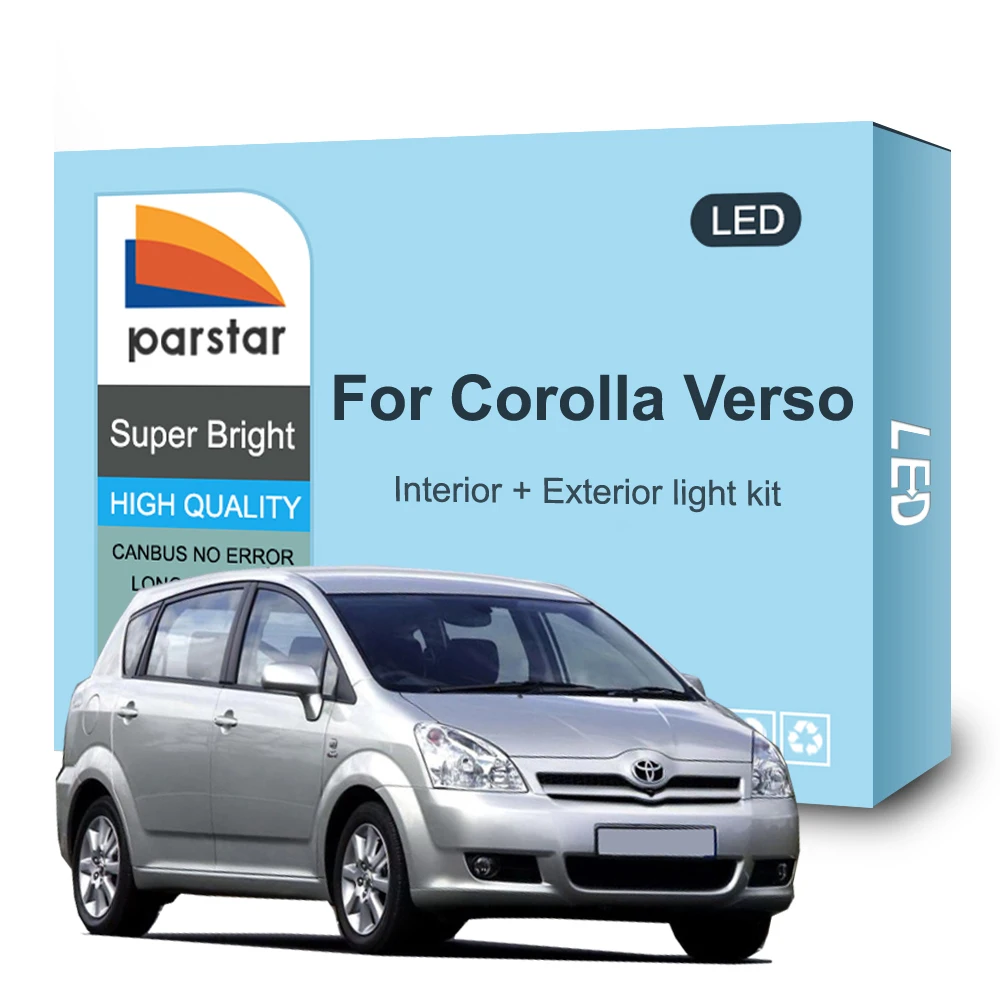 Kit Luces LED Interior y Exterior Toyota Corolla Verso 2004-2009