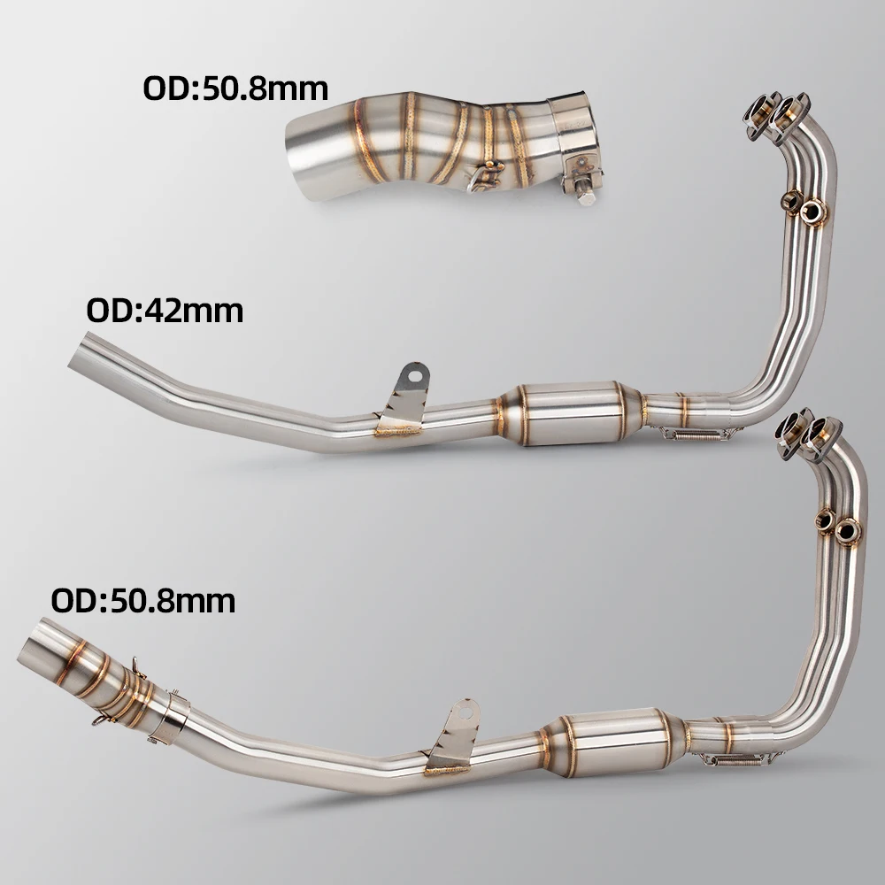 Tubo escape slip-on CFMOTO 450MT acero inoxidable - imagen 3