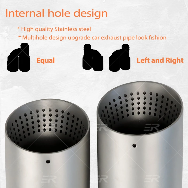Terminal escape doble mate acero inoxidable – Golf 7 Universal - imagen 4