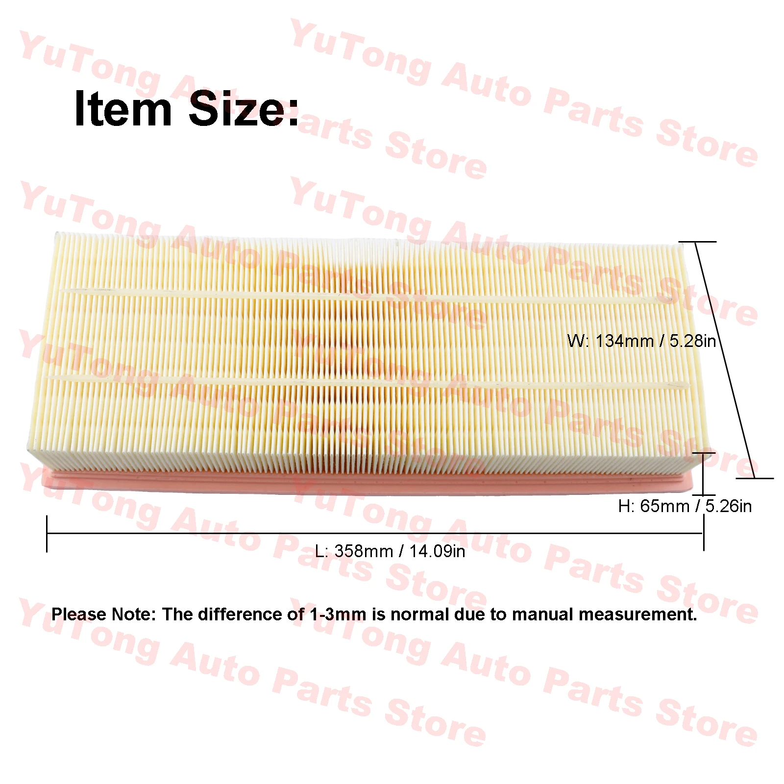Filtro de aire JMC Yusheng S330 / Ford Territory S - imagen 5
