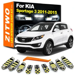 ZITWO Kit LED interior y matrícula para Kia Sportage III 2011-2015