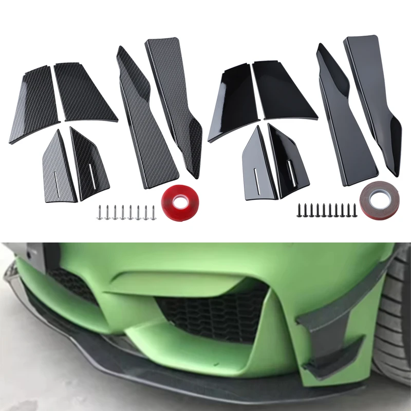 Juego de 6 canards de fibra de carbono para BMW M3 M4