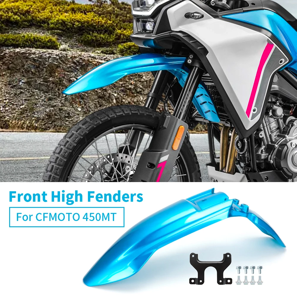Guardabarros CFMOTO 450MT Delantero con Soporte - imagen 2