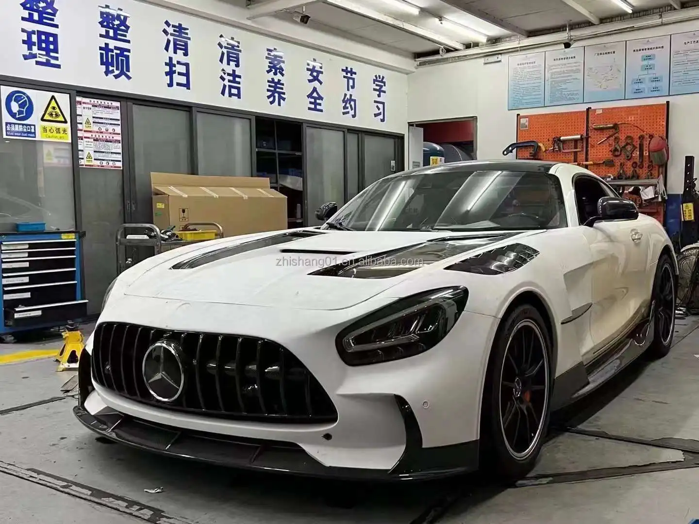 ZS BS kit carrocería fibra de carbono para Mercedes-Benz GT/GTS/GTR - imagen 3
