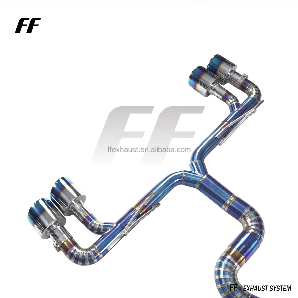 Escape catback de titanio para VW Golf R MK7 MK7.5 MK8 2.0 T 2019-2022 - imagen 5