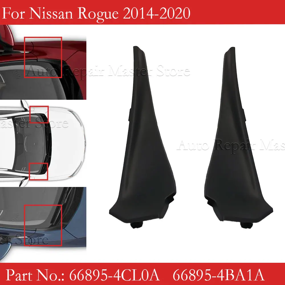 Nissan 66895-4CL0A Tapa lateral del vierteaguas Rogue 2014-2020