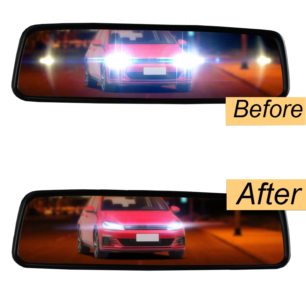 Lámina antilluvia y antideslumbrante para retrovisor de coche - imagen 5